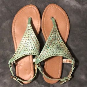Palms Glimmer Sandals